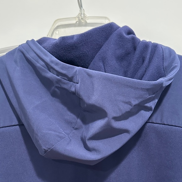 UA STORM Notre Dame Men's Navy and Gold Fleece Hooded Jacket - Picture 5 of 5